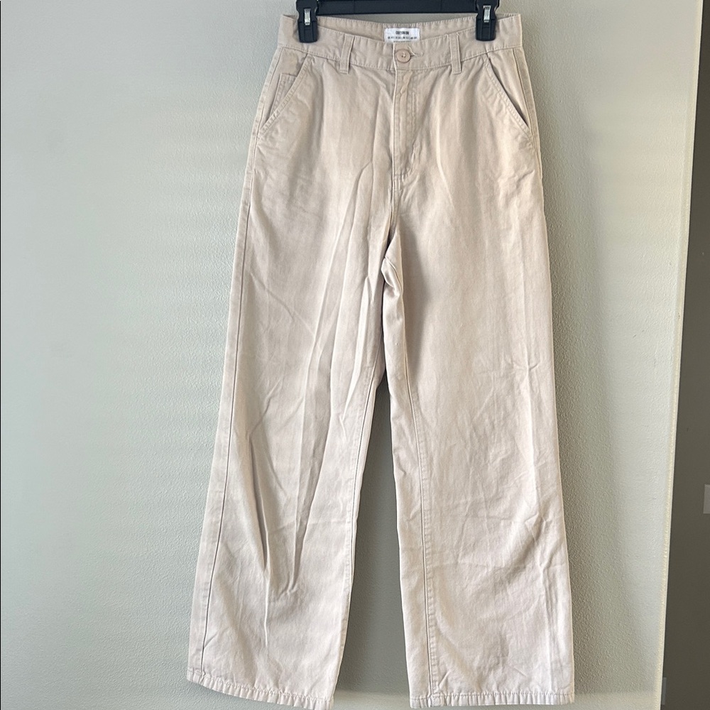 Cotton: On Women’s Light Khaki straight leg size 6x30 - Picture 2 of 6